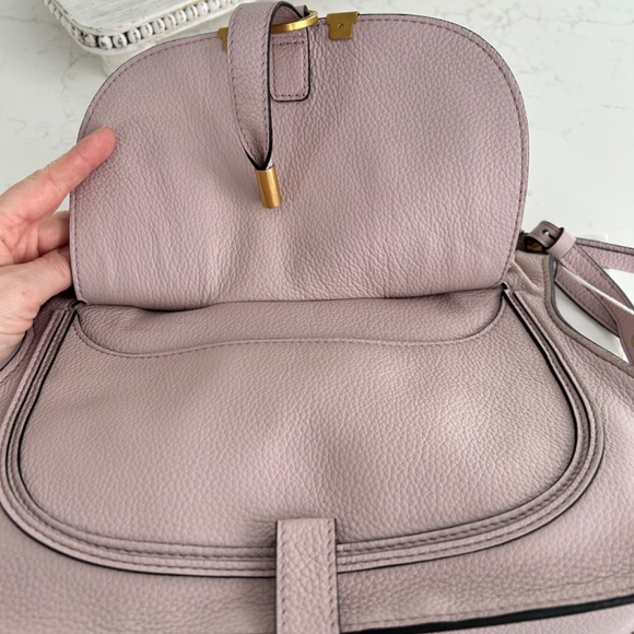 NWT Chloe Marcie Small Double Carry Satchel - Picture 10 of 12